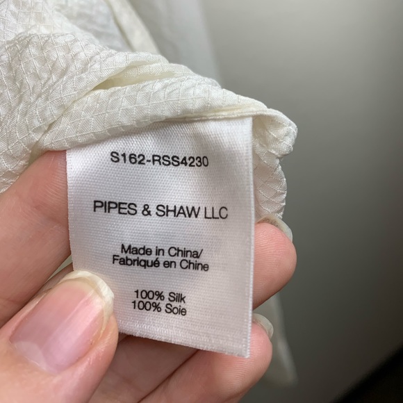 Veronica Beard The Gables Crew blouse silk 2 - Picture 8 of 8